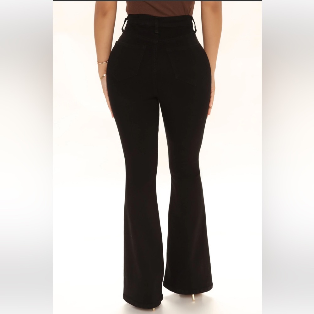 Fashion nova flared stretch denim pants - Picture 4 of 11